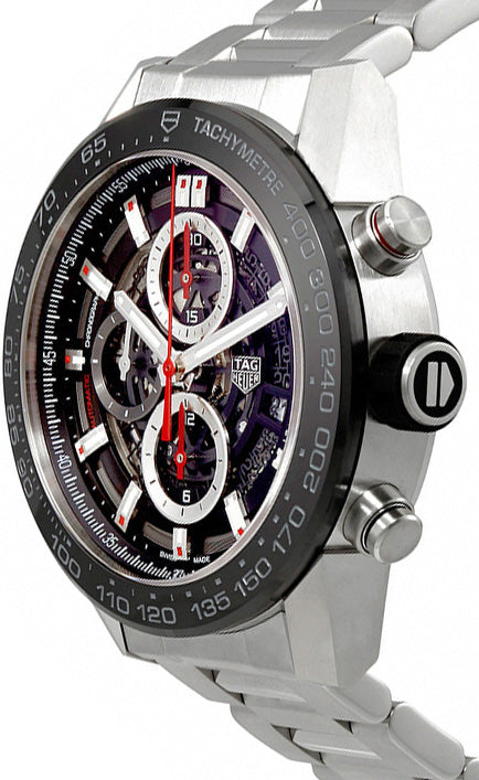 Tag Heuer Carrera Automatic Black Dial Steel Men's Watch CAR2A1W.BA0703