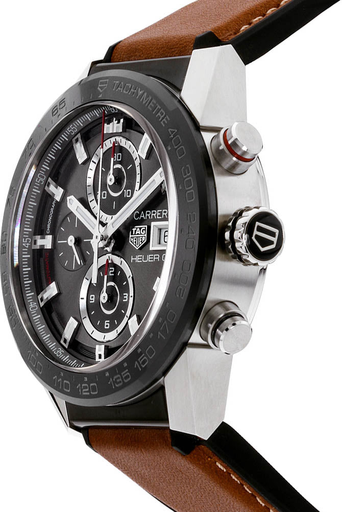 Tag Heuer Carrera Grey Dial Chronograph Men's Watch CAR201W.FT6122