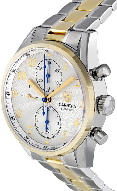 Tag Heuer Carrera Heritage Yellow Gold & Stainless Men's Luxury Watch CAS2150.BD0731