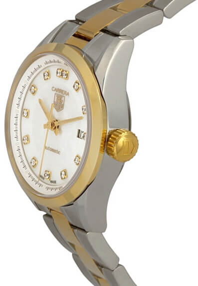 Tag Heuer Carrera 27mm 18k Gold Two-tone Women's Watch WV2450.BD0797