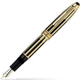 MontBlanc Meisterstuck Solitaire Gold & Black Fountain Pen 35975