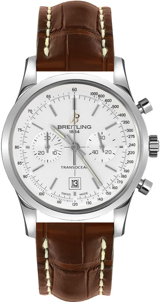 Breitling Transocean Chronograph 38 Men's Watch A4131012/G757-725P
