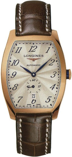 Longines Evidenza Solid 18k Rose Gold Men's Watch L2.642.8.73.4