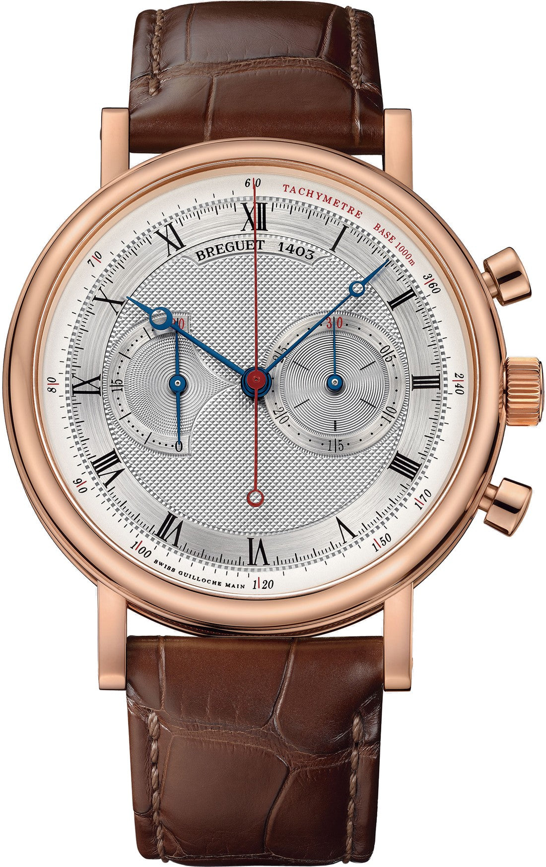 Breguet Classique Silver Dial Brown Leather Men's Watch 5287BR/12/9ZU