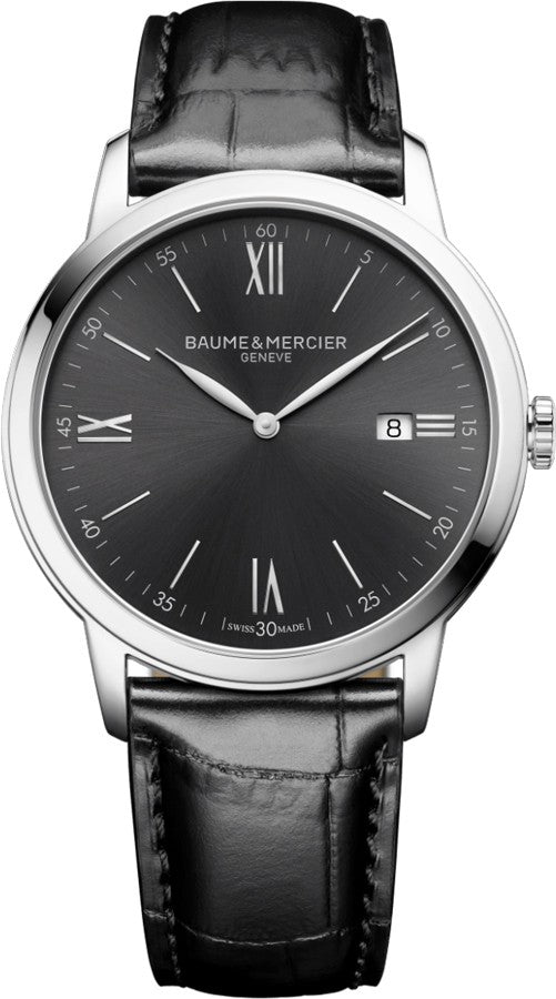 Baume & Mercier Classima Black Dial 42mm Men's Watch 10416