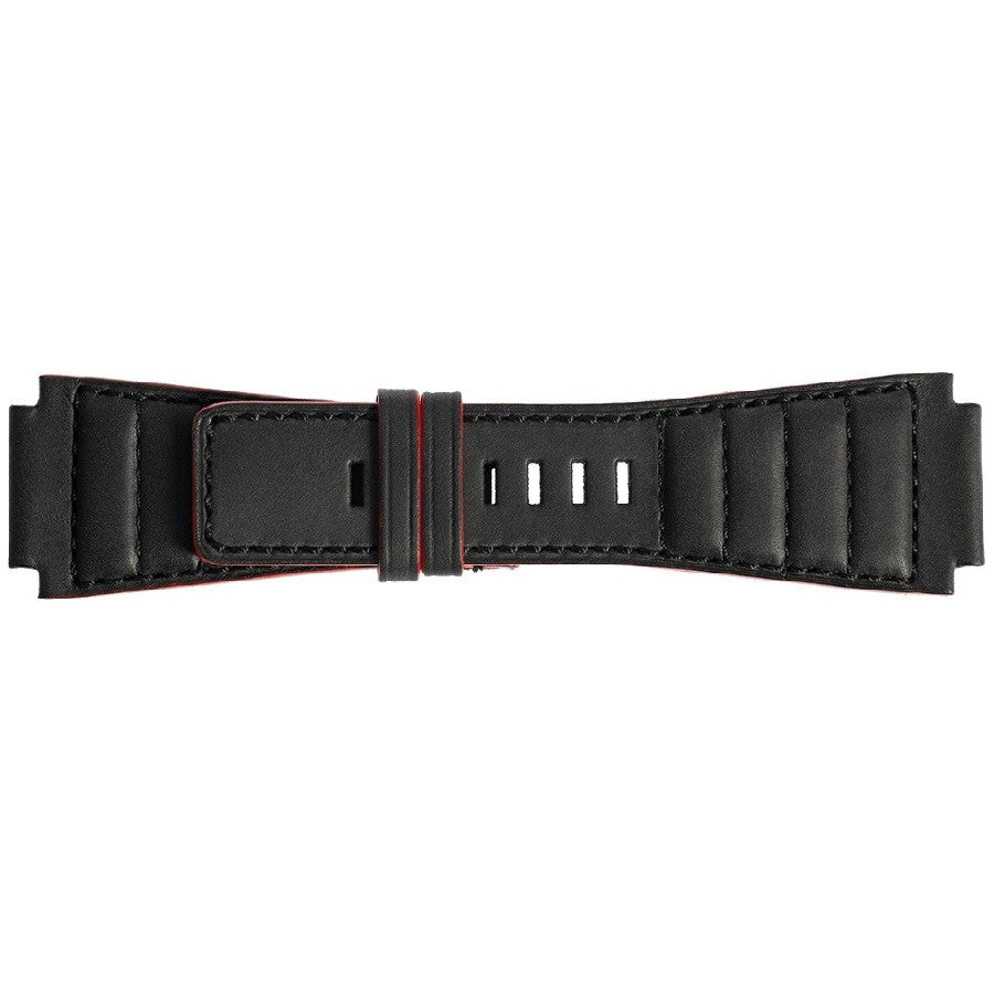 Bell Ross 24mm Black Quilted Calfskin Leather Strap B-V-053