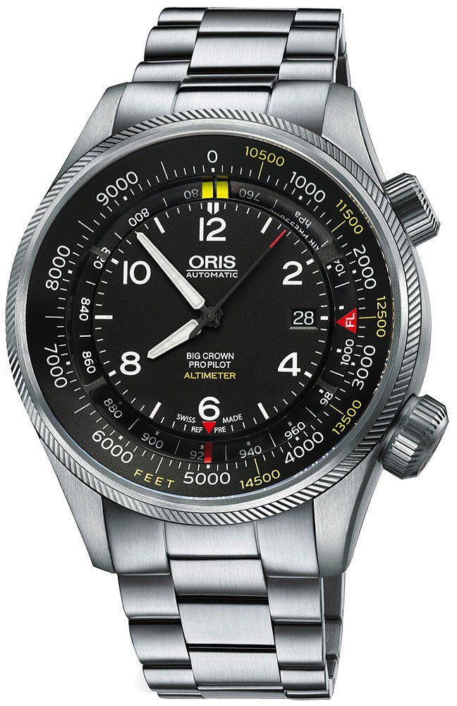 Oris Big Crown ProPilot Altimeter with Feet Scale Men's Watch 73377054134MB