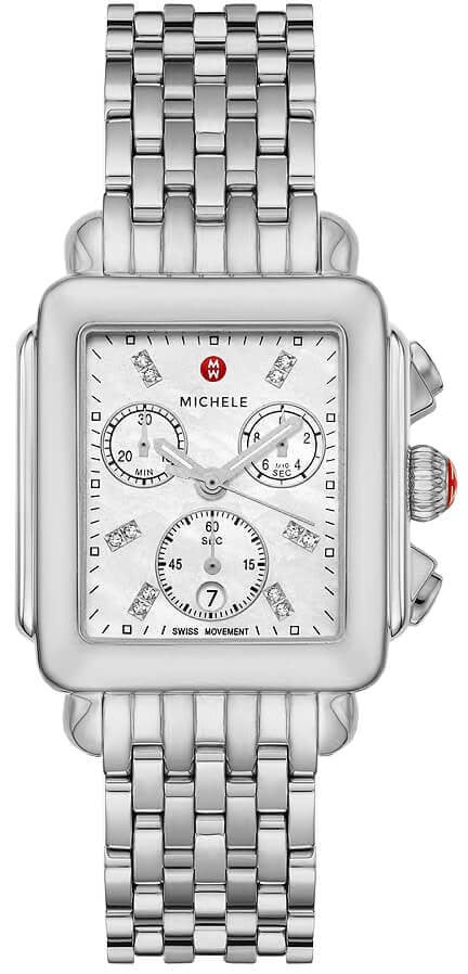 Michele Deco Mother of Pearl Women's Watch MWW06A000778