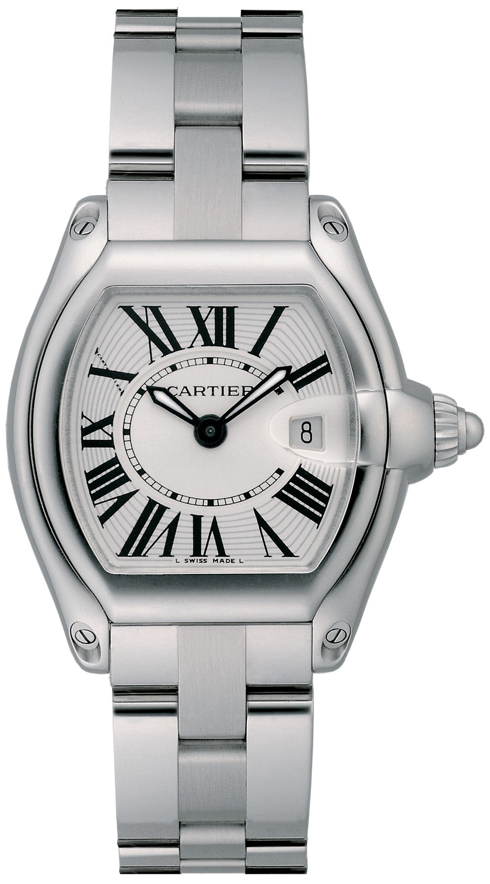 Cartier Roadster Stainless Steel Luxury Women's Watch W62016V3
