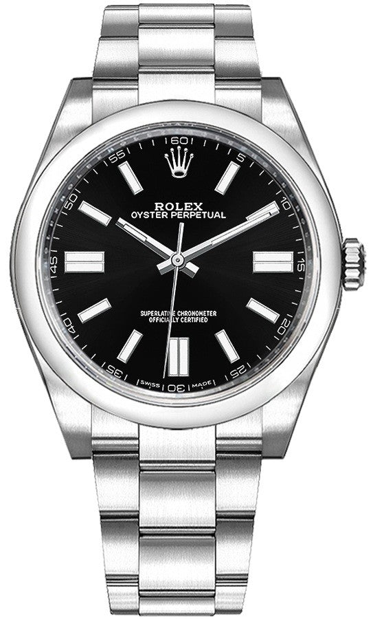 Rolex Oyster Perpetual 36 Black Dial Stainless Steel Unisex Watch 116000-0013
