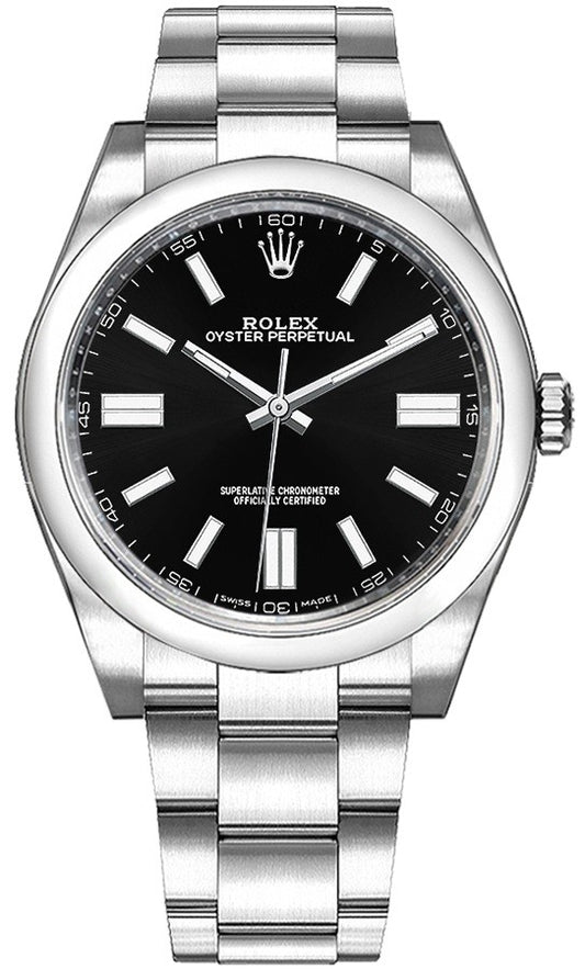 Rolex Oyster Perpetual 36 Black Dial Stainless Steel Unisex Watch 116000-0013