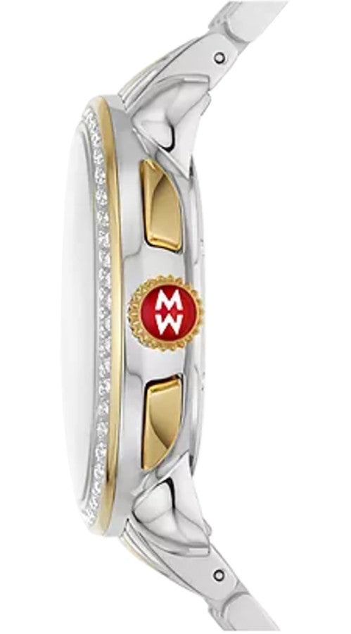Michele Serein 18k Yellow Gold & Steel Women's Watch MWW21A000069