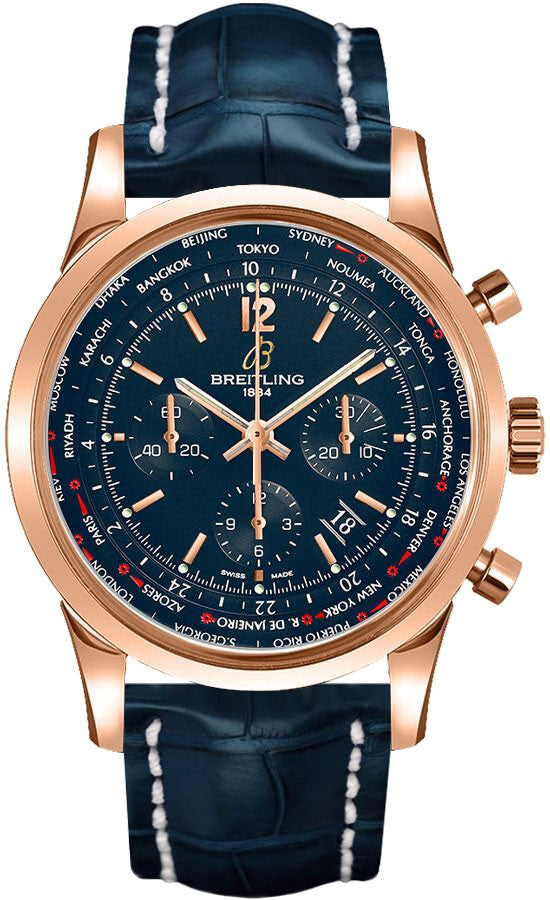 Breitling Transocean Unitime Pilot Automatic Men's Watch RB0510V1/C880-746P