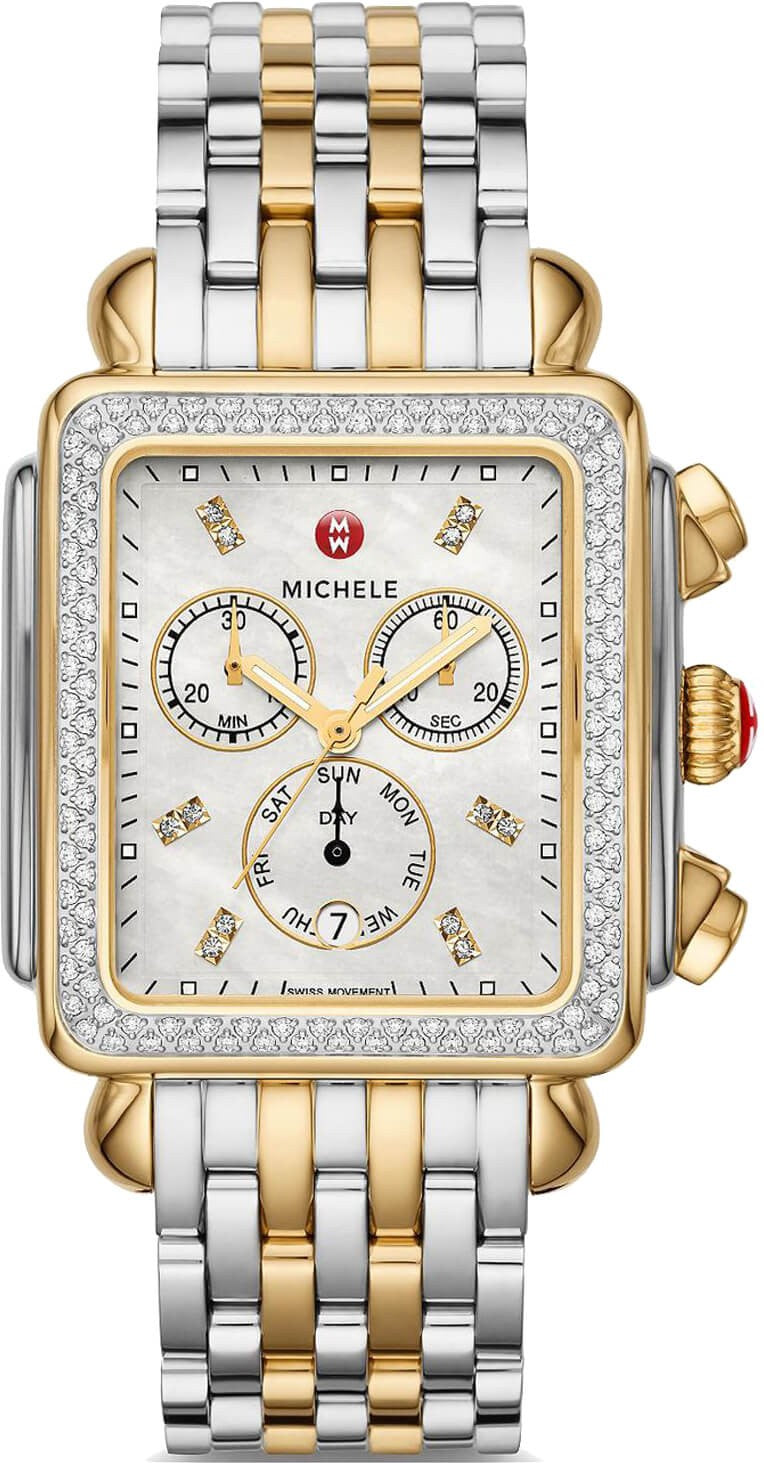 Michele Deco XL Diamond Chronograph Women's Watch MWW06Z000034