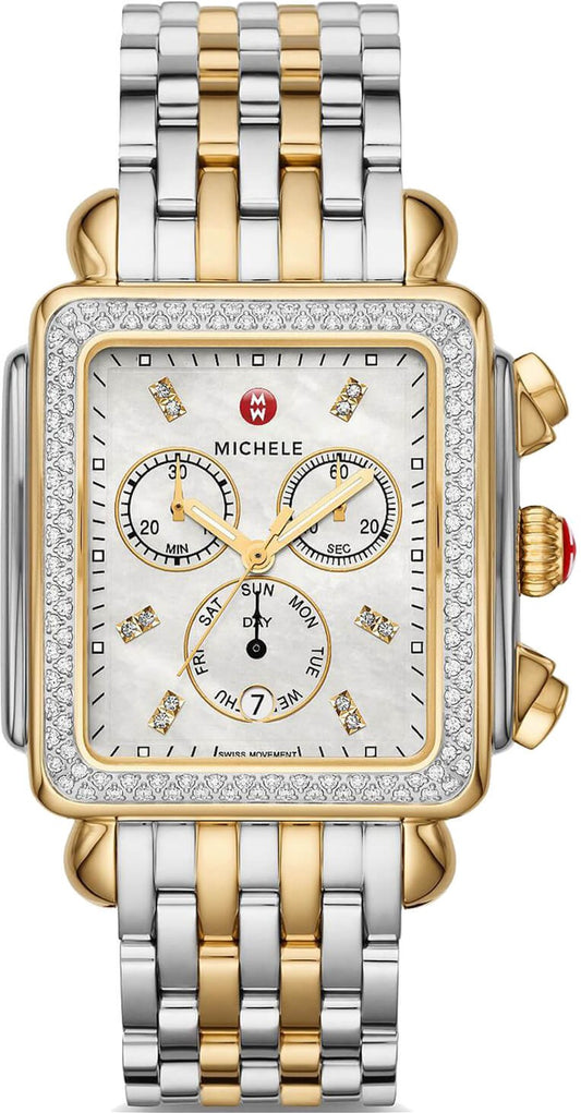 Michele Deco XL Diamond Chronograph Women's Watch MWW06Z000034