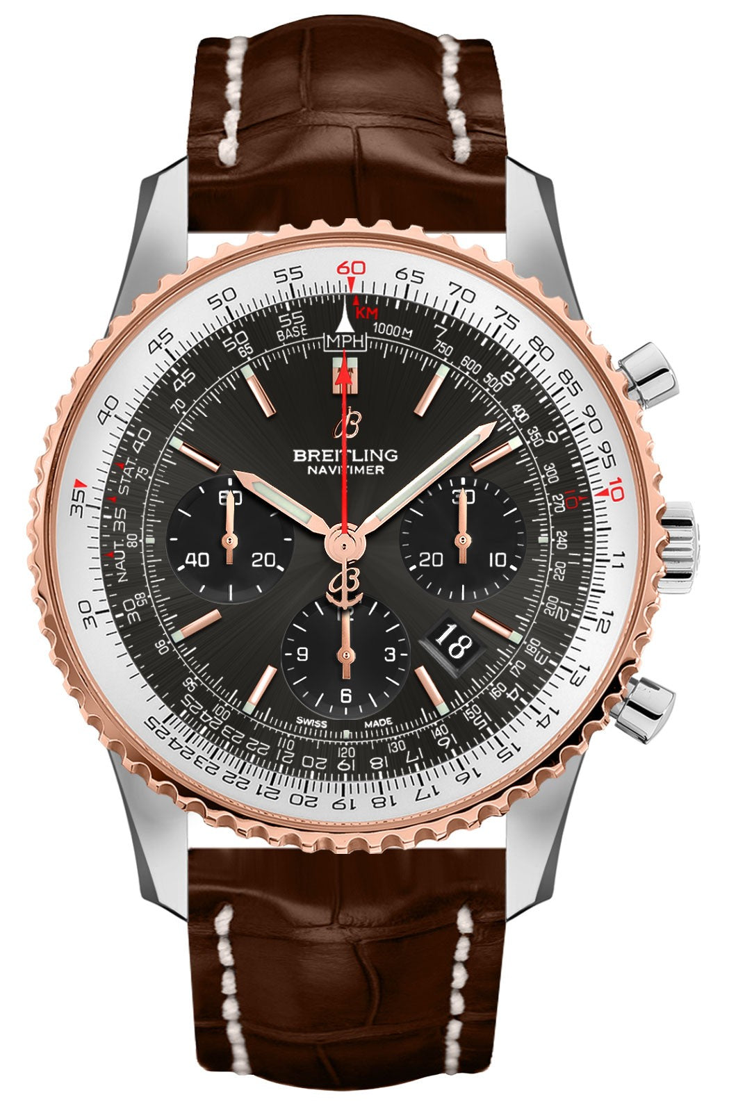 Breitling Navitimer 1 B01 Chronograph 43 Men's Watch UB012121/F582-739P