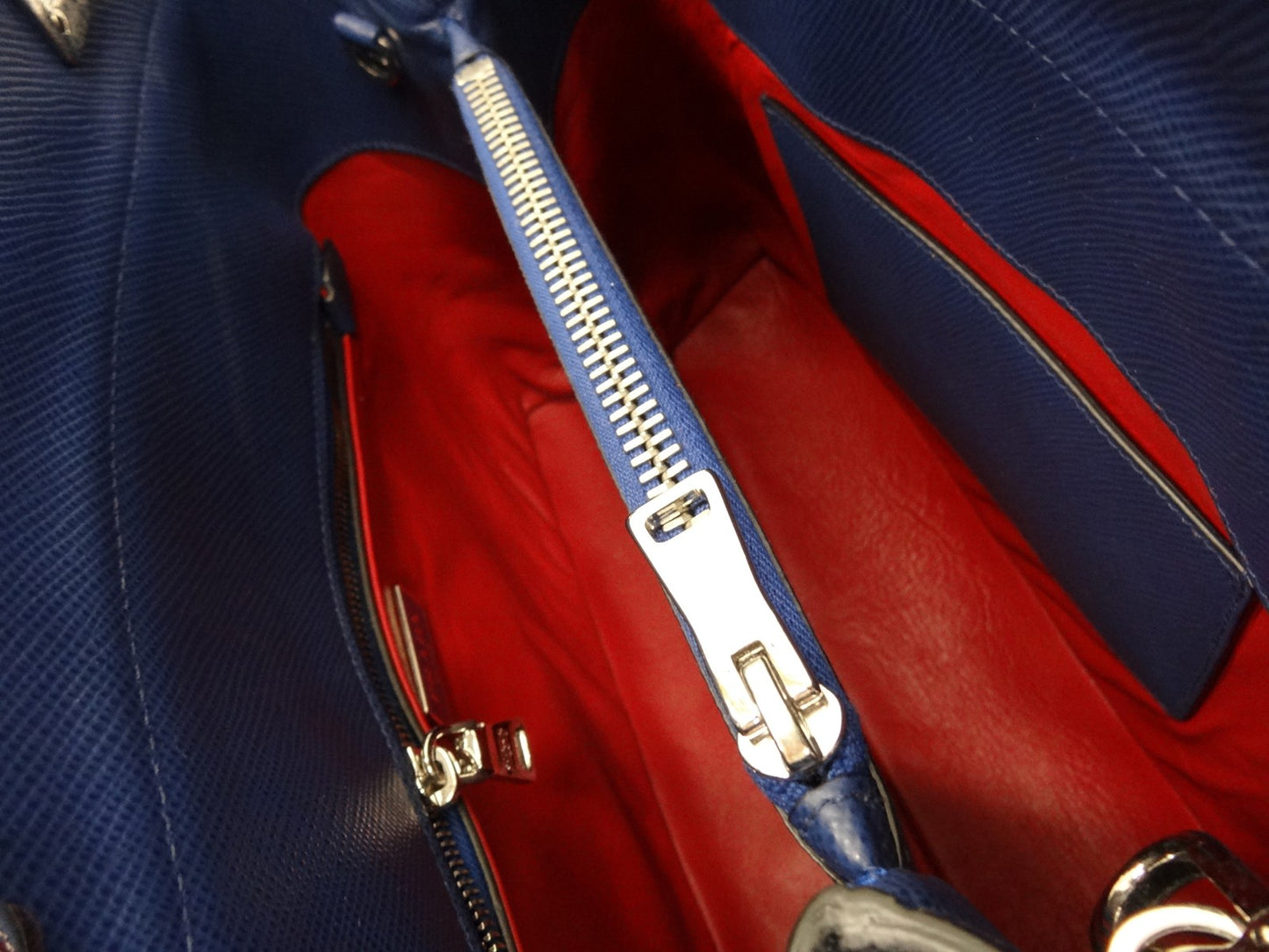 Prada Saffiano Cuir Medium Twin Tote Bag