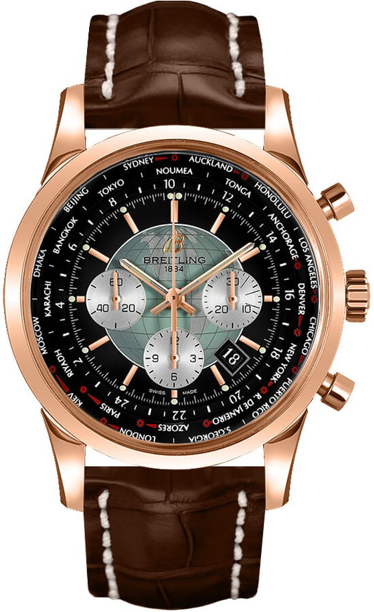 Breitling Transocean Chronograph Unitime Men's Watch RB0510U4/BB63-757P