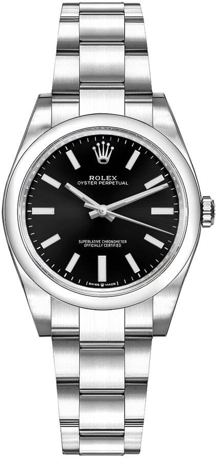 Rolex Oyster Perpetual 31 Black Dial Women's Watch 277200-0002