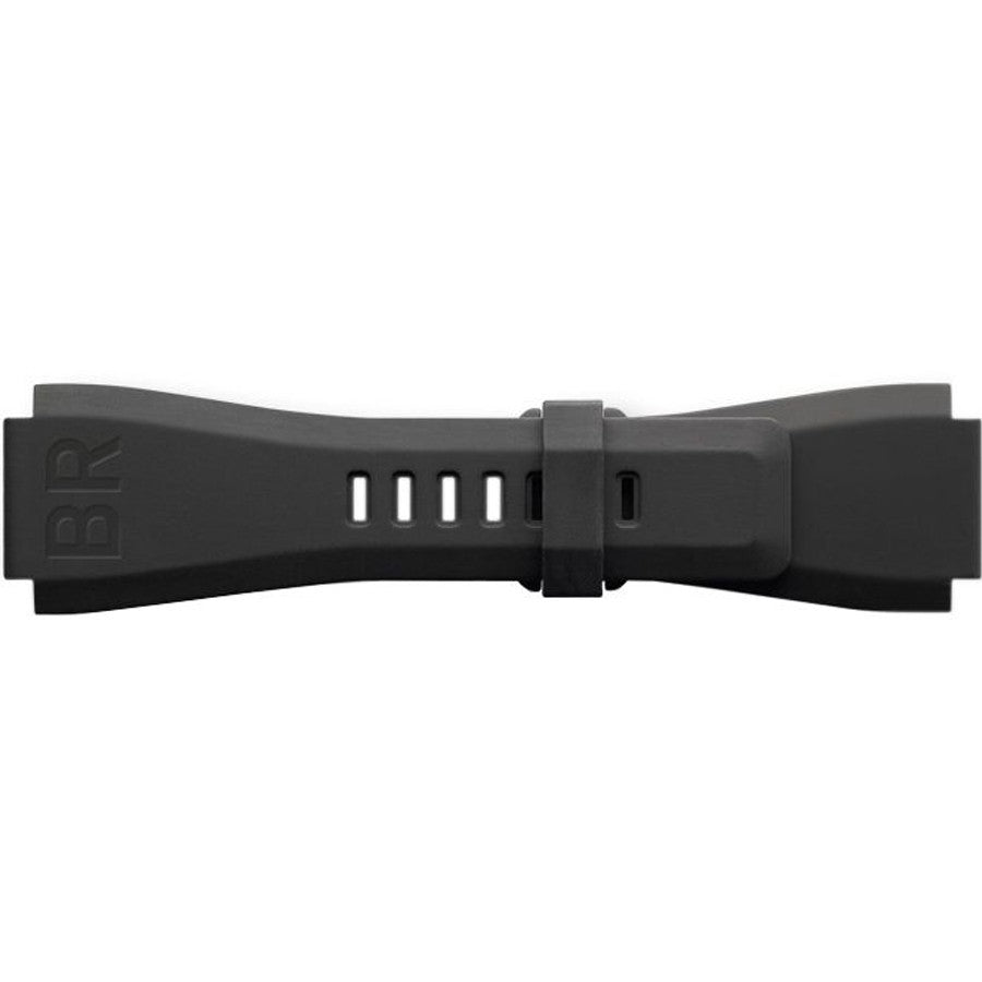 Bell & Ross 24mm Extra Large Black Rubber Strap B-P-021-XL