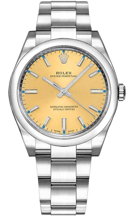 Rolex Oyster Perpetual 34 Stainless Steel Women's Watch 114200-0022