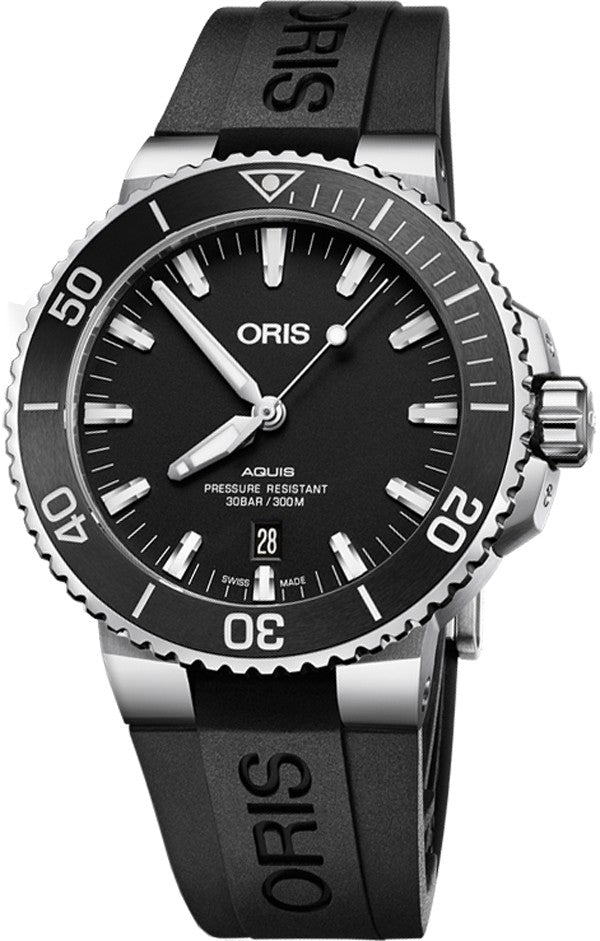 Oris Aquis Date Black Dial Men's Watch 73377304154RS