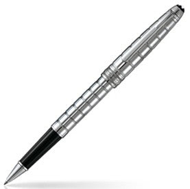 MontBlanc Meisterstuck Solitaire Platinum Plated Facet Rollerball Pen 38247