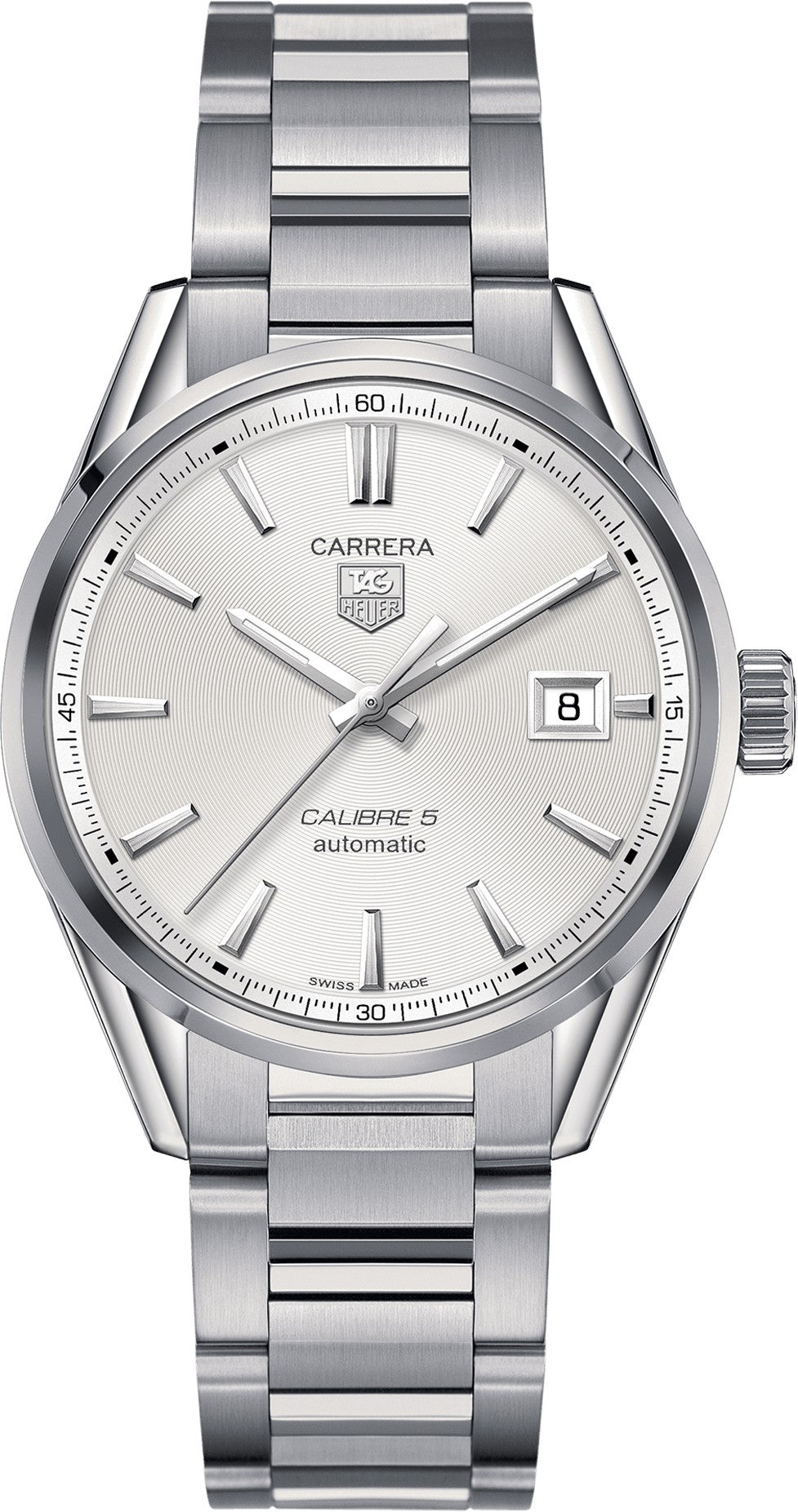 Tag Heuer Carrera Silver Dial Men's Watch WAR211B.BA0782