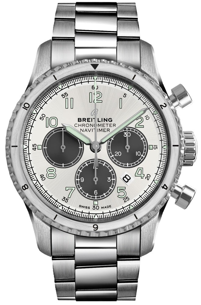 Breitling Navitimer Aviator Chronograph Stainless Steel Men's