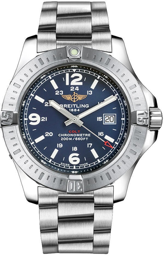 Breitling Colt Quartz 44 Blue Dial Men's Watch A74388111C1A1