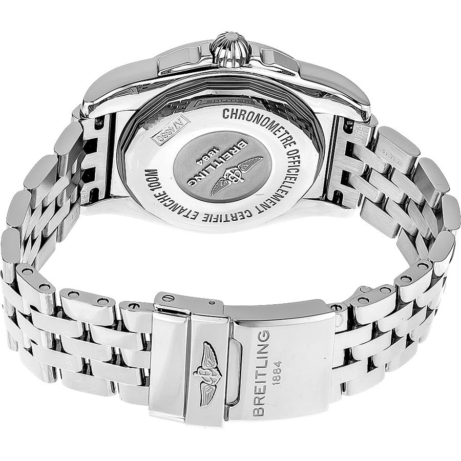 Breitling Galactic 36 Diamond Bezel Women's Watch A7433053/BE08-376A