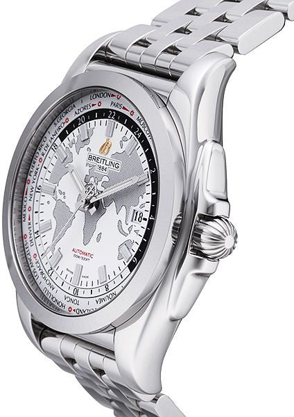 Breitling Galactic Unitime Men's Watch WB3510U0/A777-375A