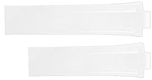 Baume et Mercier Riviera 10mm White Rubber Strap MX003Q7N