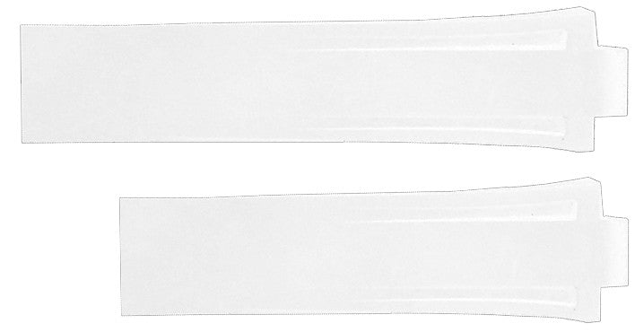 Baume et Mercier Riviera 10mm White Rubber Strap MX003Q7N