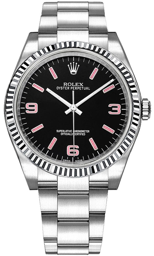 Rolex Oyster Perpetual 36 Black Dial Watch 116034