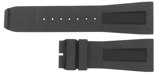 Baume et Mercier Hampton Square 27mm Black Rubber Strap MX005W29