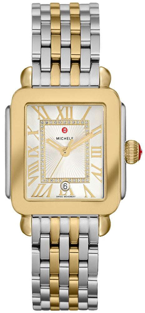 Michele Deco Madison Mid Two-Tone Women's Watch MWW06G000013