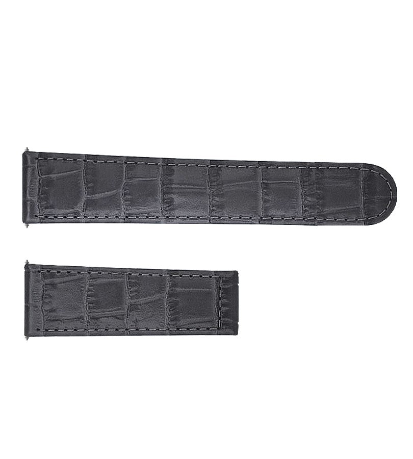 Oris 22mm Dark Grey Leather Strap 0752206