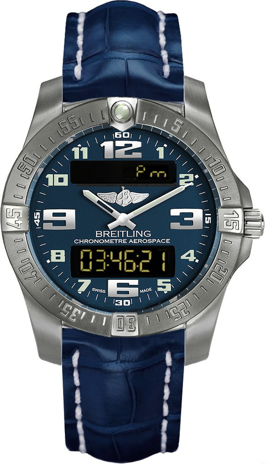 Breitling Professional Aerospace Evo Blue Dial Men's Watch E7936310/C869-732P
