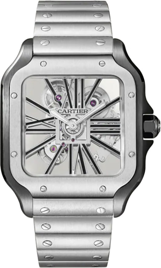 Cartier Santos De Cartier Large Manual Winding Men's Watch WHSA0027