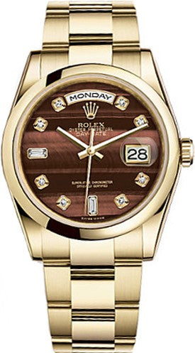 Rolex Day-Date 36 Solid Gold Watch 118208-0333