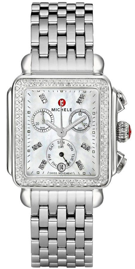 Michele Deco Dial Women's Diamond Watch MWW06P000099