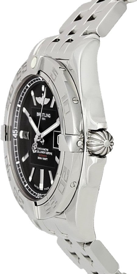 Breitling Galactic 41 Black Dial Men's Watch A49350L2/BA07-366A