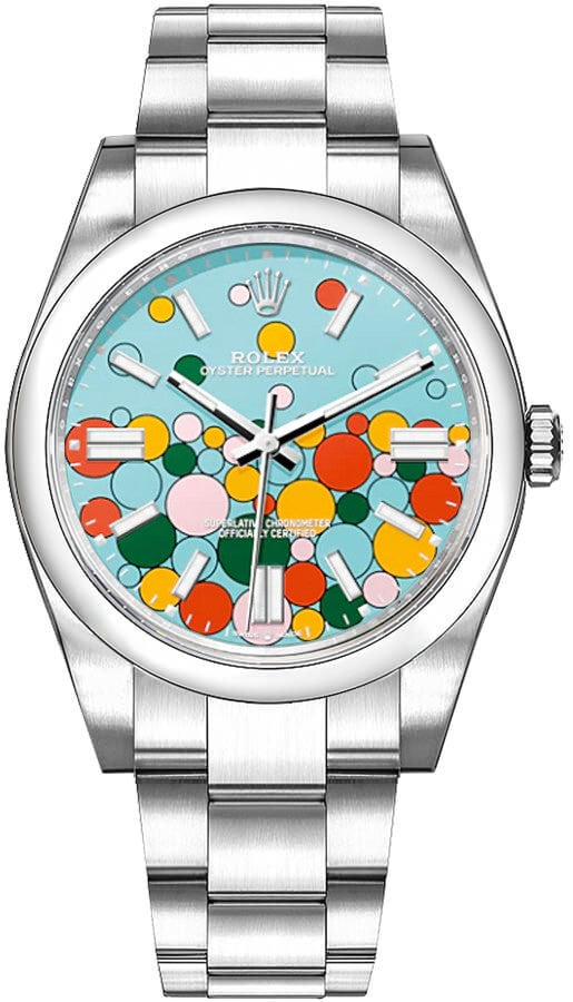 Rolex Oyster Perpetual 41 Oystersteel Domed Bezel Men's Watch 124300-0008