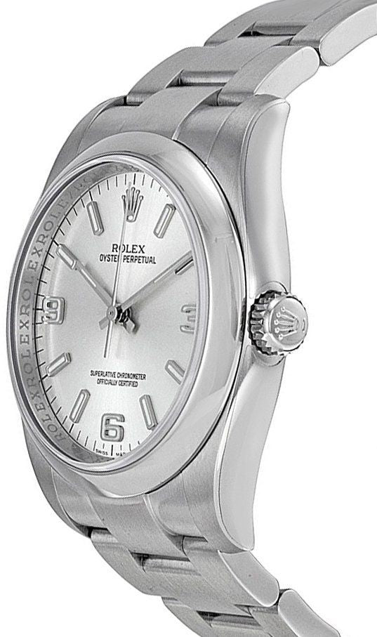 Rolex Oyster Perpetual 36 Silver Dial Stainless Steel Unisex Watch 116000-0001
