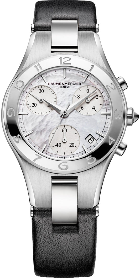 Baume & Mercier Linea Pearl White Dial Women's Watch 10012