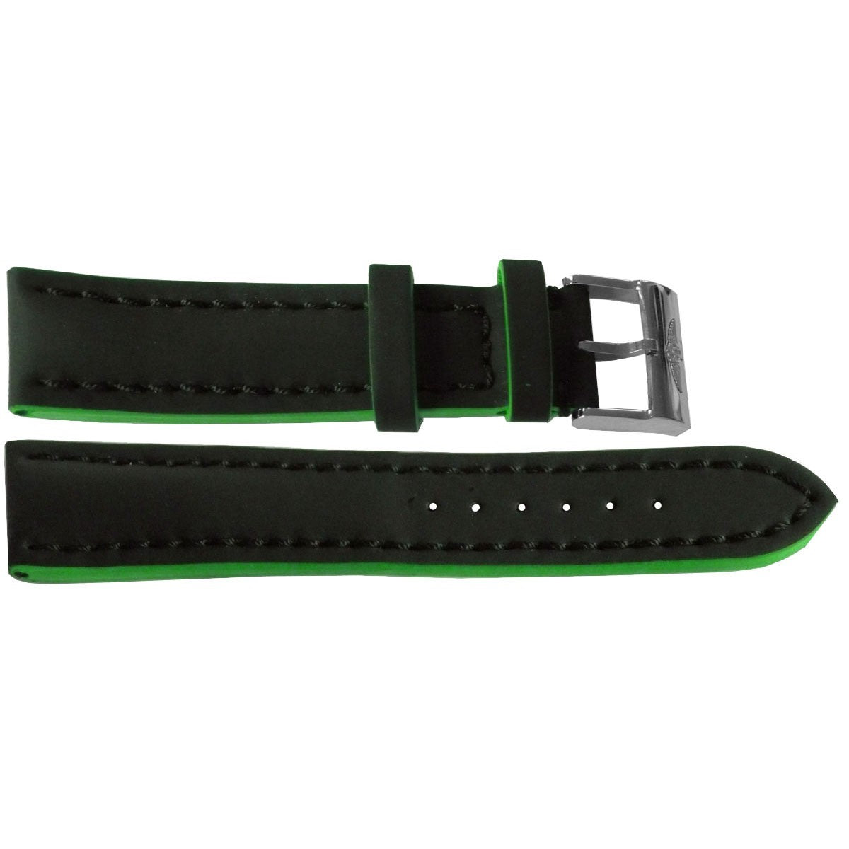 Breitling 24mm Black Leather Strap 234X