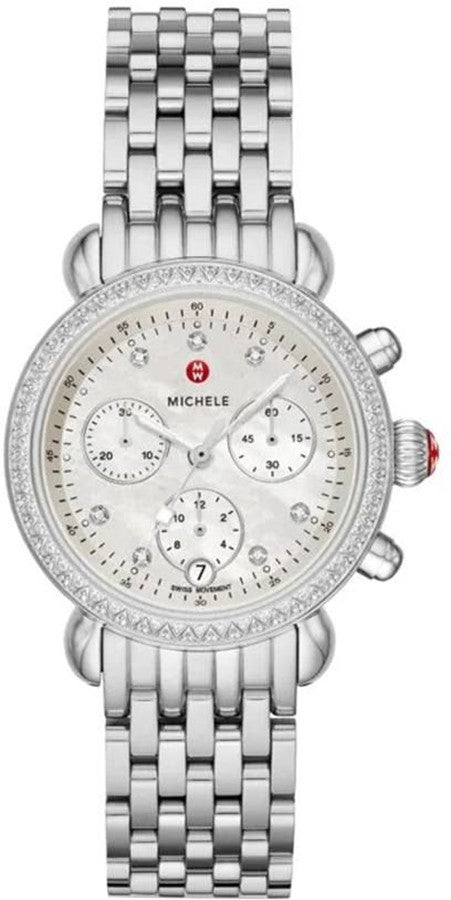 Michele CSX-36 Steel & Diamond Women's Watch MWW03C000513