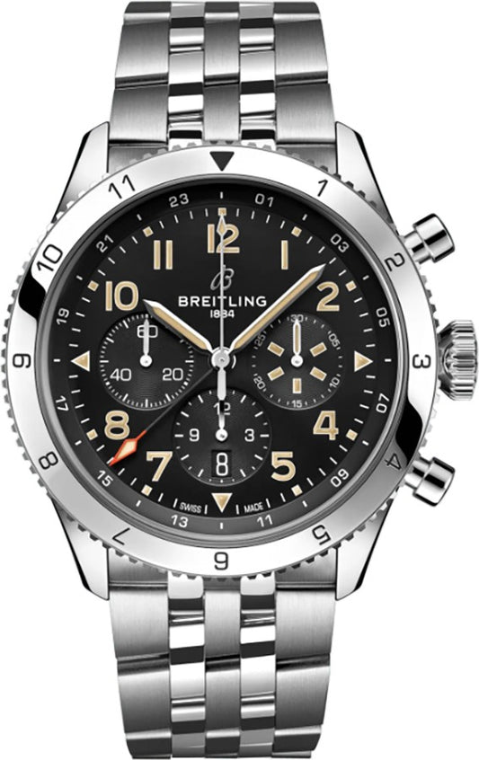 Breitling Aviator Super AVI B04 P-51 Mustang Steel Men's Watch AB04453A1B1A1