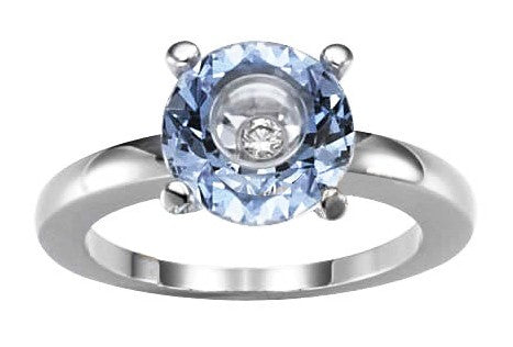 Blue Gemstore & Diamond Chopard Ring 826232